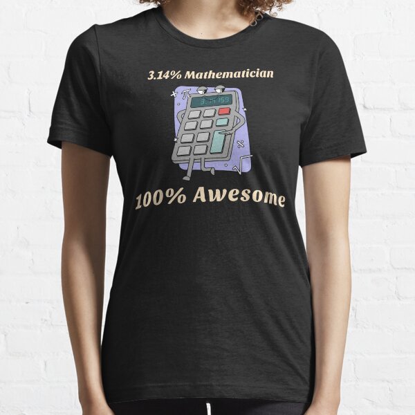 Item preview, 3.14% mathematician, 100% awesome designed and sold by Lucky Dog Merch.