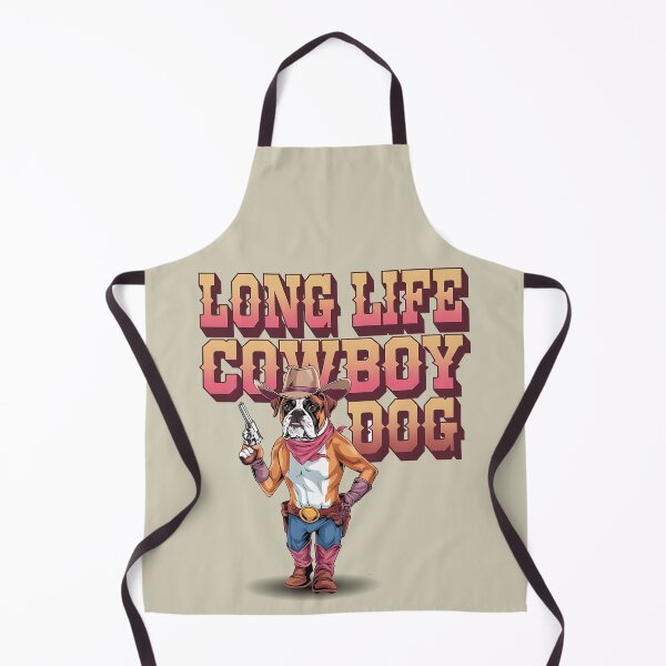 Item preview, Long life cowboy dog - Cowboy dog - Get the cowboy dog out - Think cowboy dog - Free cowboy dog - Run for the cowboy dog - Funky cowboy dog designed and sold by JansenGS.
