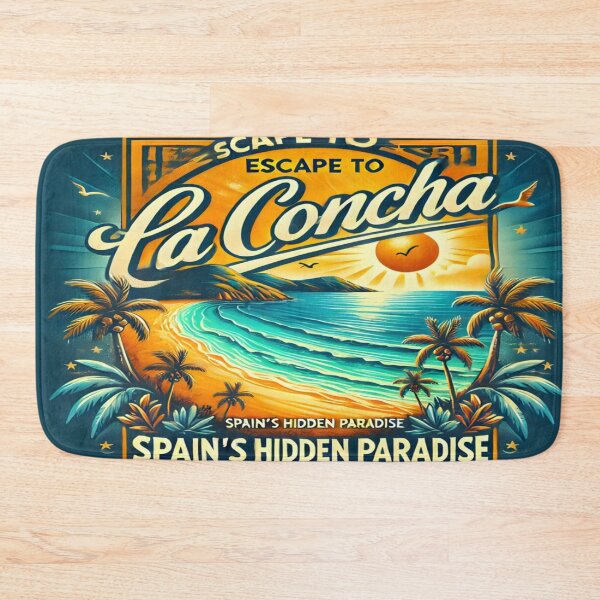 Item preview, Escape to La Concha - Spain's Hidden Paradise Travel Art designed and sold by NenonoDesigner.