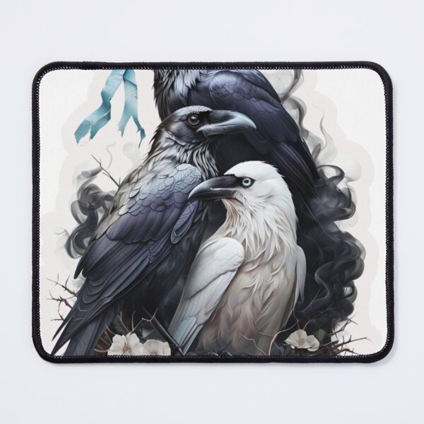 Item preview, court of ravens, feathers so vicious, crows, ravens, corvids, shadows so cruel , designed and sold by inkdrinkingdove.