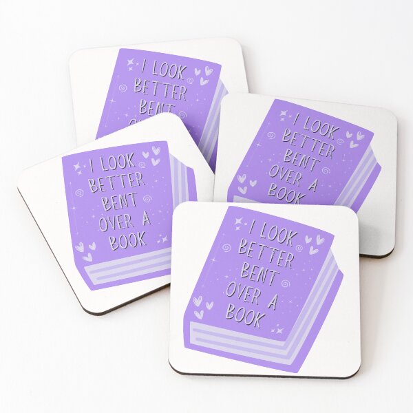 Item preview, i look better bent over a book purple designed and sold by  The Midnight Library - Book Lover Gifts & Kindle Accessories.