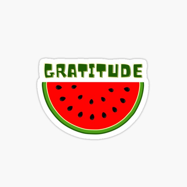 Item preview, Gratitude Slice Watermelon designed and sold by diaza.