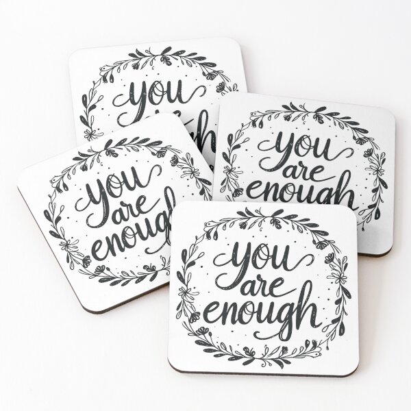 Item preview, You Are Enough – Uplifting Floral Journals designed and sold by Meemaart.