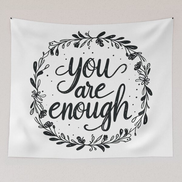 Item preview, You Are Enough – Uplifting Floral Journals designed and sold by Meemaart.