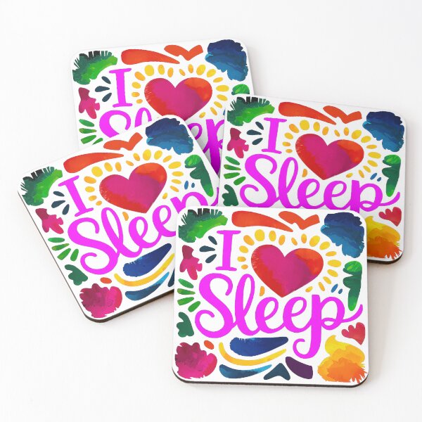 Item preview, I Love Sleep Colorful Dreams designed and sold by Amanda's Factory.