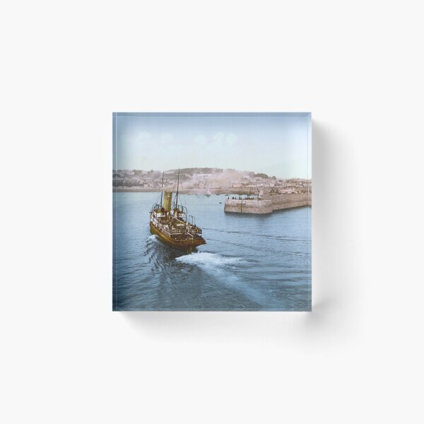 Item preview, Boat arriving in Guernsey designed and sold by 19th Century in Color.