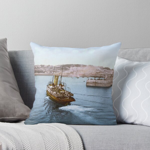 Item preview, Boat arriving in Guernsey designed and sold by 19th Century in Color.