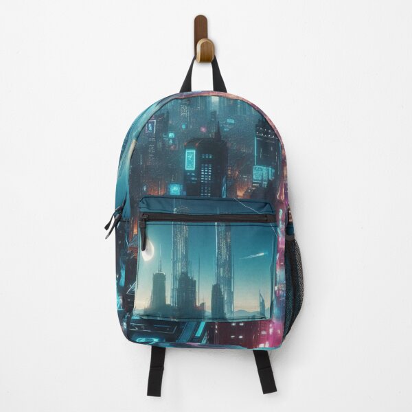Item preview, Neon-soaked Metropolis: The future in cyberpunk style designed and sold by FotoworldEdel.