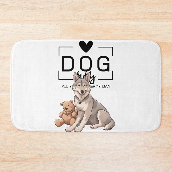 Item preview, Adorable Czechoslovakian Wolfdog with a Plush Teddy Bear – Cartoon Illustration designed and sold by GoodyPaws.