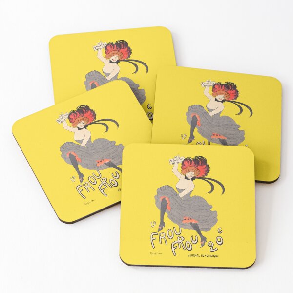 Item preview, Vintage Advertisement Featuring Elegant Dancer Promoting Le Frou Frou Publication designed and sold by portokalis.