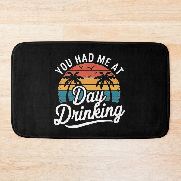 Item preview, Retro Summer Day Drinking Funny Quote Vintage Beach Aesthetic designed and sold by love3617.