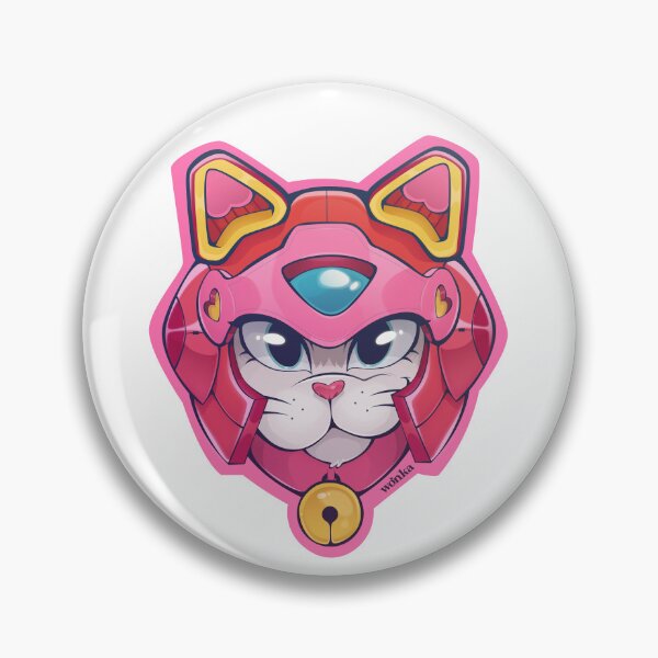 Item preview, Pink Robocat designed and sold by WONKAMON.