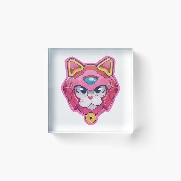 Item preview, Pink Robocat designed and sold by WONKAMON.