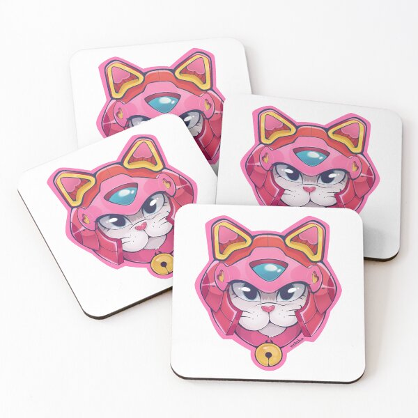 Item preview, Pink Robocat designed and sold by WONKAMON.