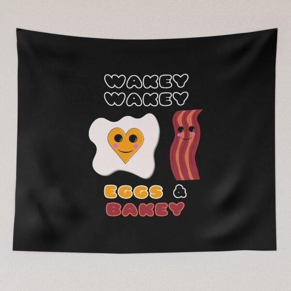 Item preview, Wakey Wakey Eggs & Bakey (Black) designed and sold by IKDG.