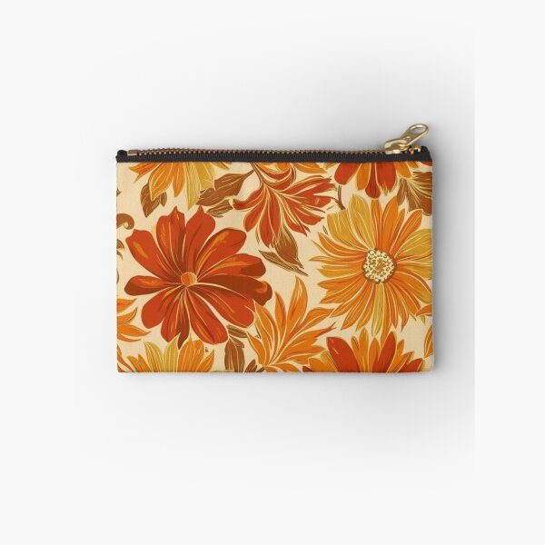 Item preview, Floral Pattern - RETRO - Orange Shades 5 designed and sold by AlinaSCorner.