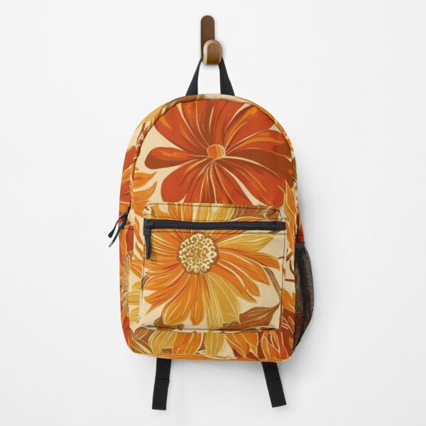 Item preview, Floral Pattern - RETRO - Orange Shades 5 designed and sold by AlinaSCorner.