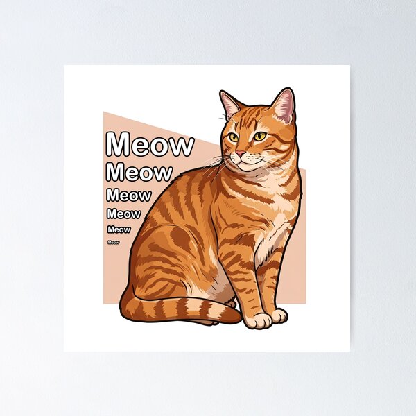 Item preview, Meow Cat designed and sold by Owcomm.