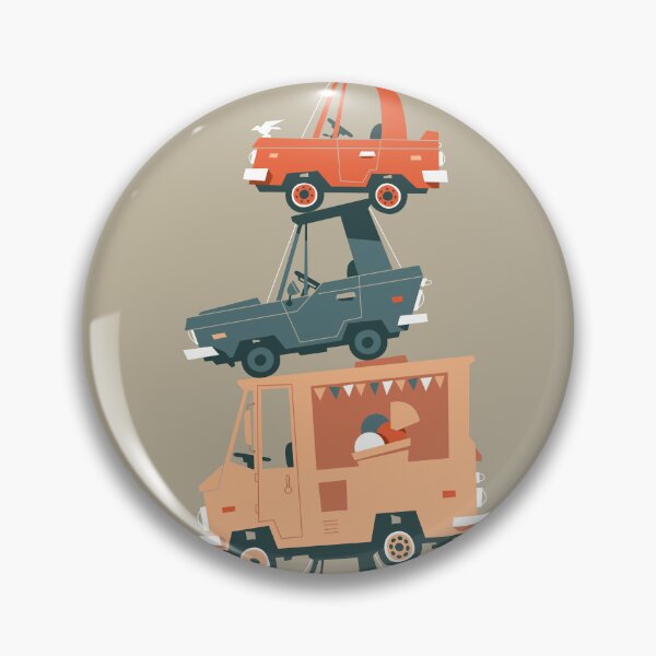Item preview, Cartoon Car Stack #2 designed and sold by Bastiano's Nerdiverse.