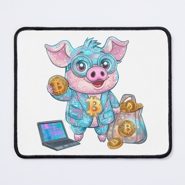 Item preview, Cyber Crypto Pig: Bitcoin Boss in a Digital Suit designed and sold by Chroma Myst.