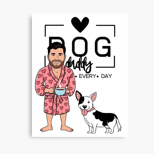 Item preview, Dog Dad All Day Every Day – Cozy Morning with an Australian Cattle Dog designed and sold by GoodyPaws.