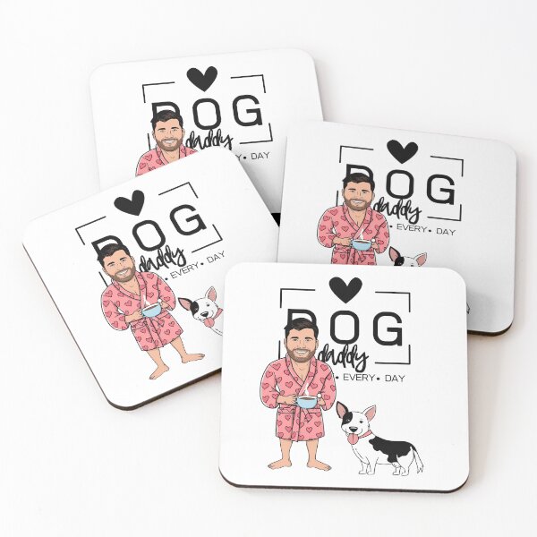 Item preview, Dog Dad All Day Every Day – Cozy Morning with an Australian Cattle Dog designed and sold by GoodyPaws.