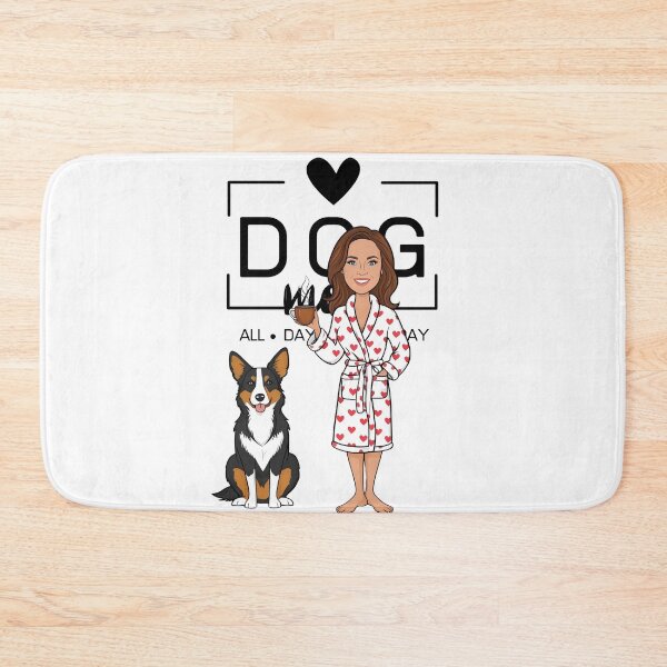Item preview, Dog Mom All Day Every Day – Cozy Morning with an Australian Cattle Dog designed and sold by GoodyPaws.