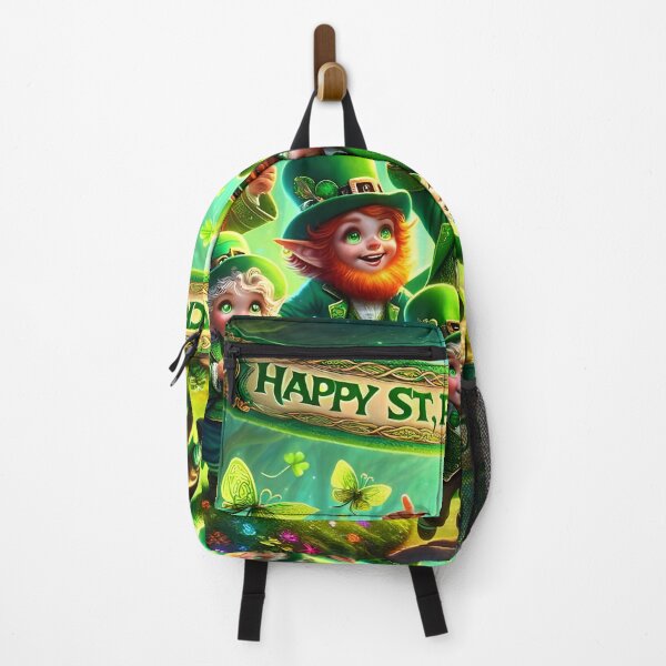 Item preview, Happy St. Patrick's Day Banner & Leprechauns designed and sold by ACuriousshoppe.