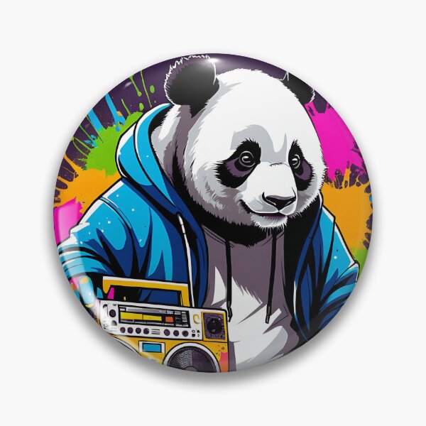 Item preview, Boom Box Panda Street Art Graffiti designed and sold by Dino-Lune.