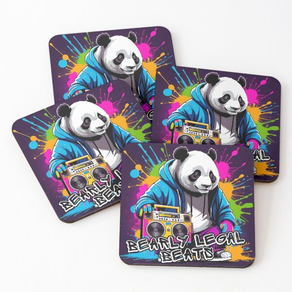 Item preview, Boom Box Panda Street Art Graffiti designed and sold by Dino-Lune.