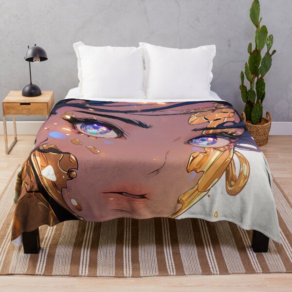 Item preview, Cybernetic Gold Anime Girl designed and sold by bubblegoth.