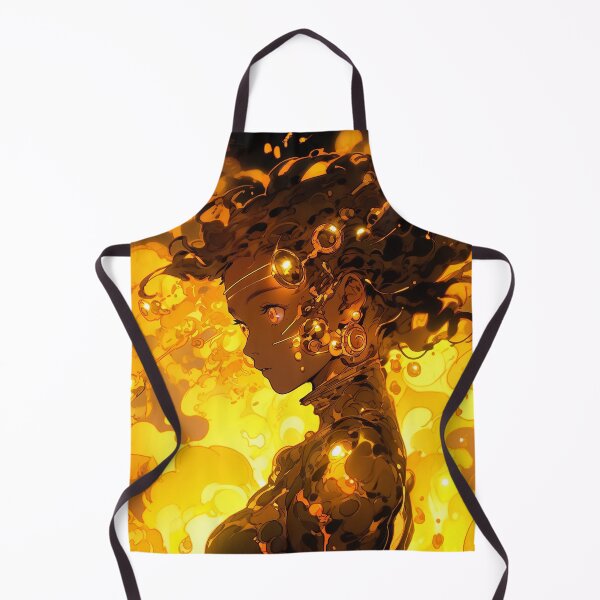 Item preview, Radiant Gold Energy Anime Girl designed and sold by bubblegoth.