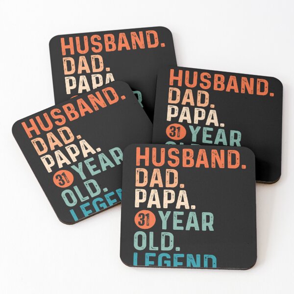Item preview, Husband Dad vintage 31st  Birthday or Father’s Day old t-shirt design. designed and sold by MdAiubali.