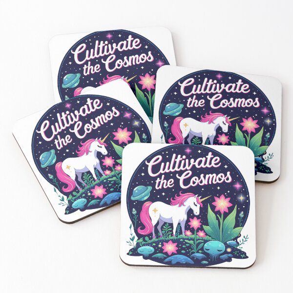 Item preview, Cultivate the Cosmos – Cosmic Garden Unicorn designed and sold by zoughlal.