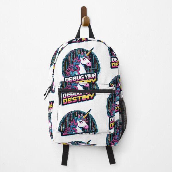 Item preview, Debug Your Destiny – Retro Code Unicorn designed and sold by zoughlal.