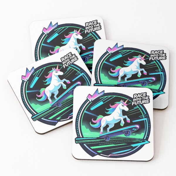 Item preview, Race into the Future – VR Hoverboard Unicorn designed and sold by zoughlal.