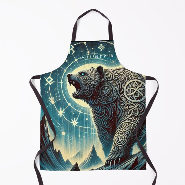 Item preview, Celestial Bear Guardian – Norse Mythology & Big Dipper Constellation Art designed and sold by Alaska Magick.