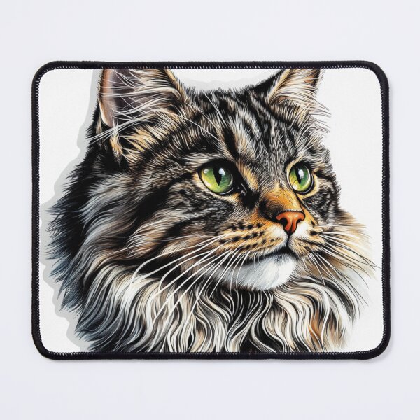 Item preview, Beaitufiul Maine Coon Cat Tattoo Sticker designed and sold by Media-DK.