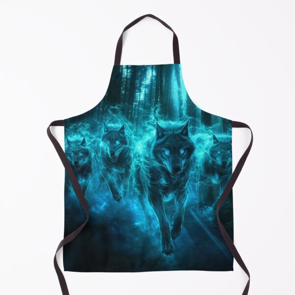Item preview, Spectral Wolf Pack – Glowing Spirits of the Forest designed and sold by ArctiveStudio.