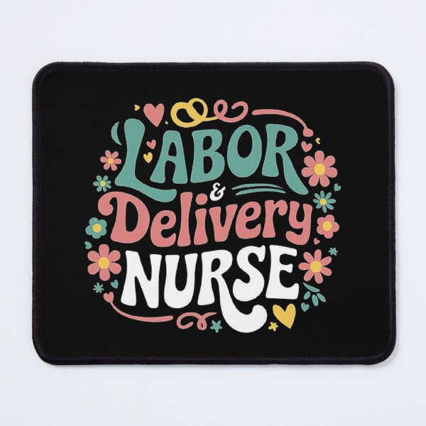 Item preview, Labor and Delivery Nurse Floral Design Cute Medical Appreciation designed and sold by love3617.
