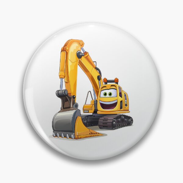 Item preview, Excavator Digital Print: Dig into Imagination! designed and sold by Kids Art 4U.