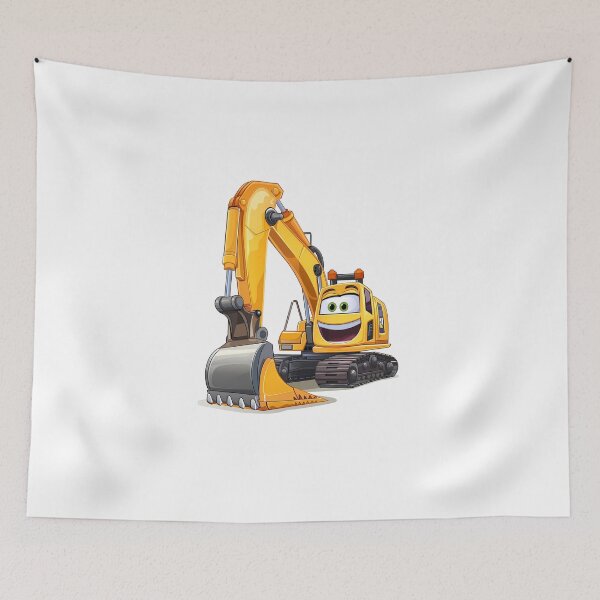 Item preview, Excavator Digital Print: Dig into Imagination! designed and sold by Kids Art 4U.