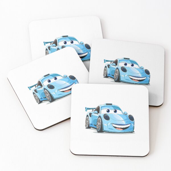 Item preview, Smiling Cartoon Car Print: A Perfect Gift Idea for Kids' Nursery Room Decor! designed and sold by Kids Art 4U.