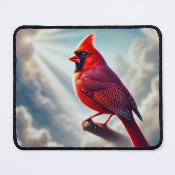 Item preview, Red Cardinal Bird Sign designed and sold by BackgroundND.