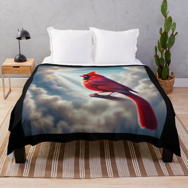 Item preview, Red Cardinal Bird Sign designed and sold by BackgroundND.