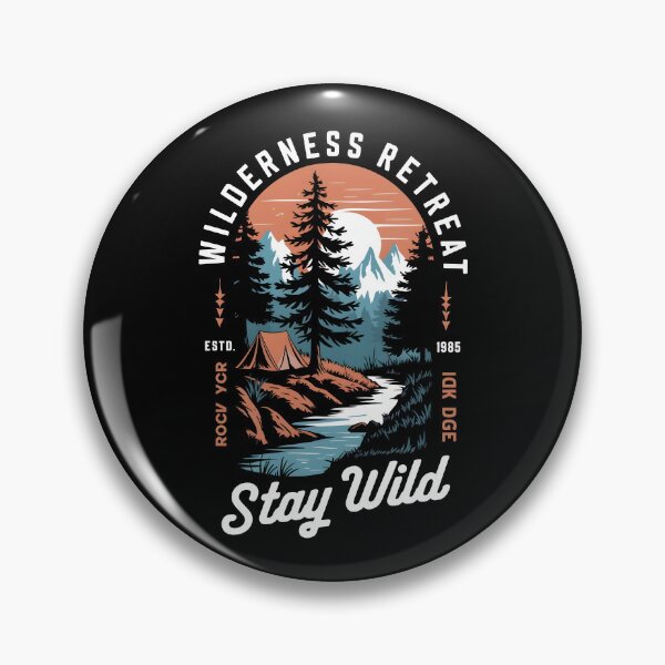 Item preview, Wilderness Retreat Stay Wild Design designed and sold by GesparHouse.