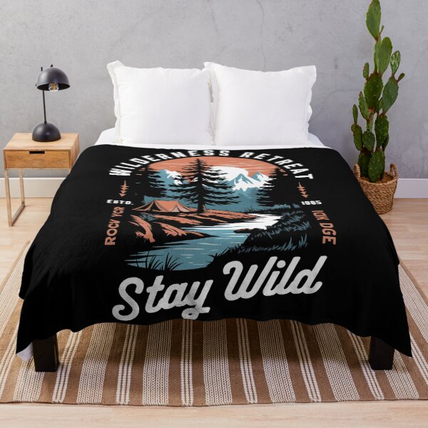 Item preview, Wilderness Retreat Stay Wild Design designed and sold by GesparHouse.