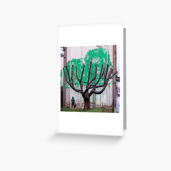 Item preview, Banksy Green Tree Grafti Artwork designed and sold by So Sorted Design.