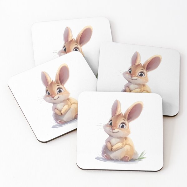 Item preview,  Adorable Cartoon Rabbit Illustration designed and sold by Kids Art 4U.