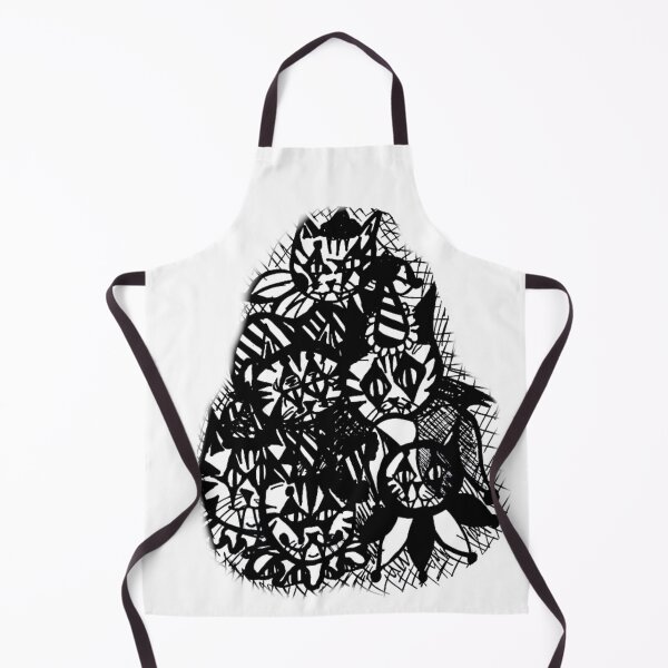 Item preview, Pyramid Of Carnival Circus Clown Cats Greyscale designed and sold by KayTurtless.